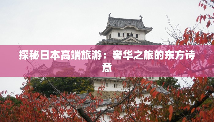 探秘日本高端旅游:奢华之旅的东方诗意 探秘日本高端旅游:奢华之旅的东方诗意