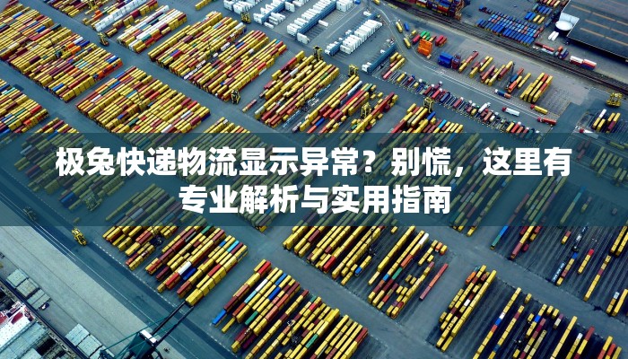 极兔快递物流显示异常?别慌,这里有专业解析与实用指南 极兔快递物流显示异常?别慌,这里有专业解析与实用指南