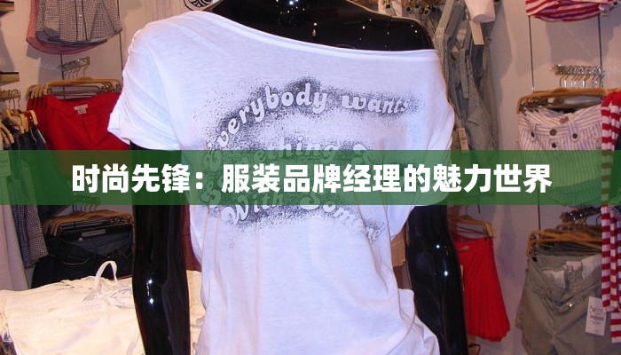 时尚先锋：服装品牌经理的魅力世界