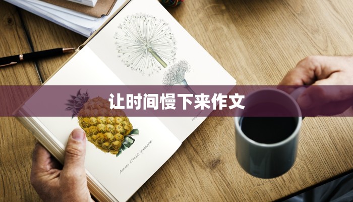 让时间慢下来作文