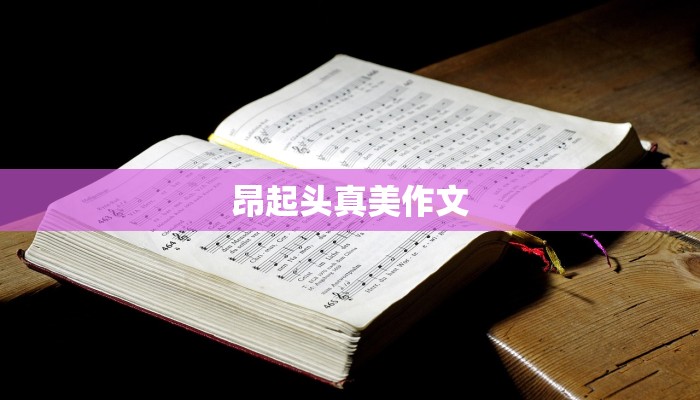 昂起头真美作文