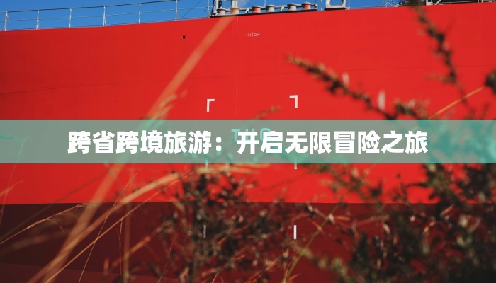 跨省跨境旅游：开启无限冒险之旅